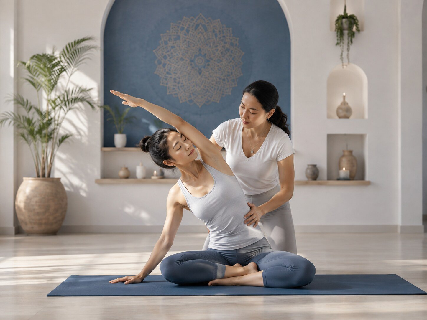 Private yoga lesson